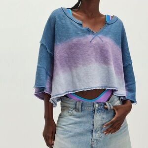 NWT Free People After Midnight Washed Tee, XS